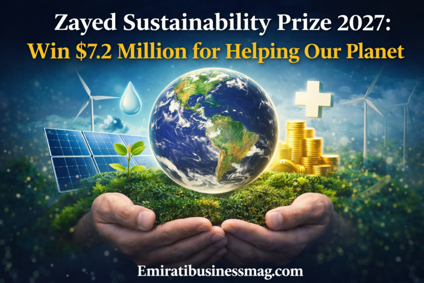 Zayed Sustainability Prize 2027 Opens: $7.2 Million Fund for Global Solutions