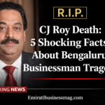 CJ Roy Death: 5 Shocking Facts About Bengaluru Businessman Tragedy